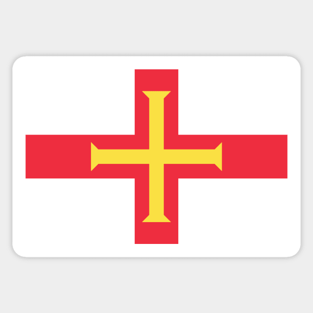 Guernsey Sticker by Wickedcartoons